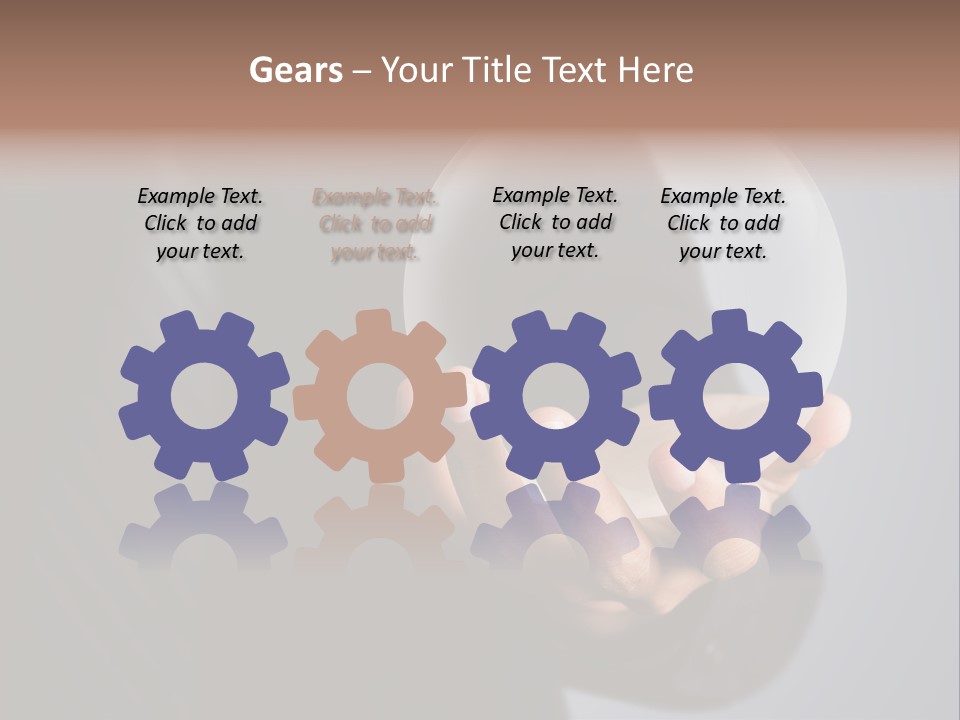 Shadow Magic Ball Glow PowerPoint Template