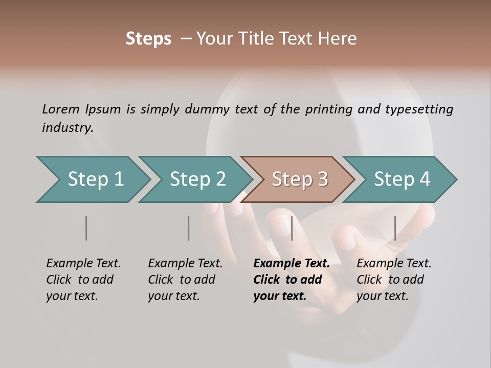 Shadow Magic Ball Glow PowerPoint Template