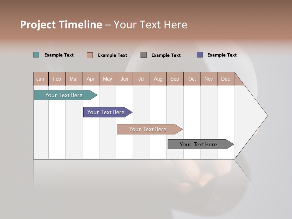 Shadow Magic Ball Glow PowerPoint Template