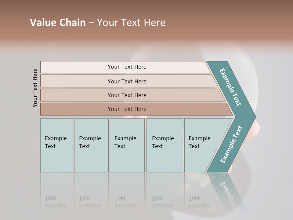 Shadow Magic Ball Glow PowerPoint Template