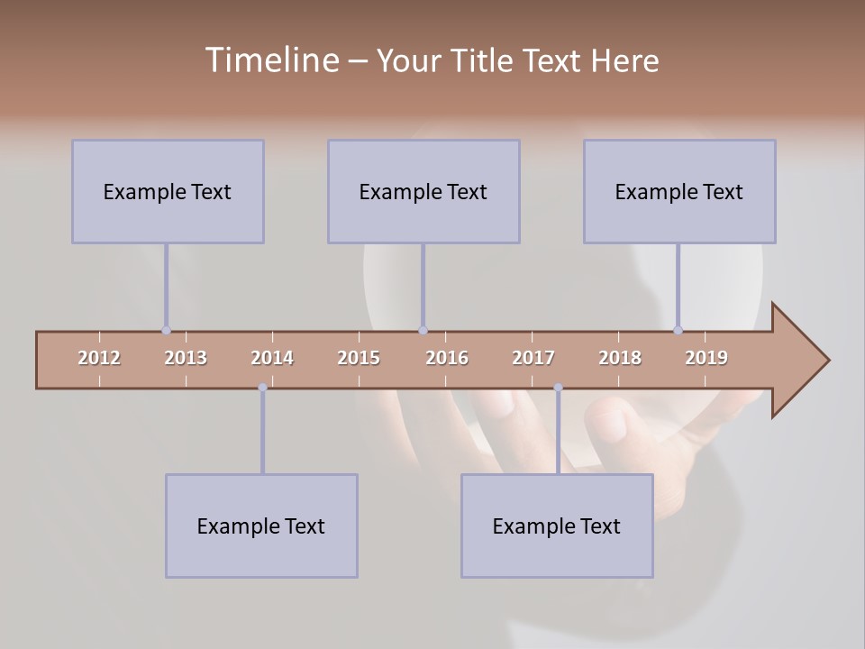 Shadow Magic Ball Glow PowerPoint Template