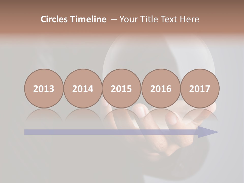 Shadow Magic Ball Glow PowerPoint Template