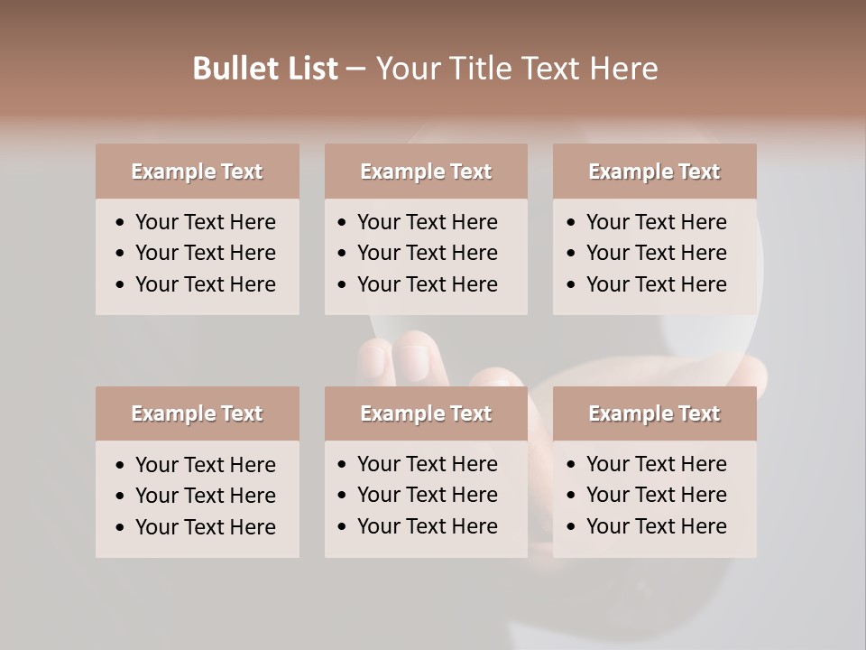 Shadow Magic Ball Glow PowerPoint Template