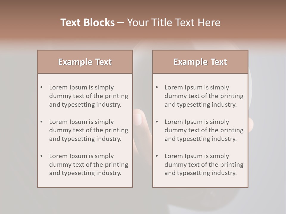 Shadow Magic Ball Glow PowerPoint Template