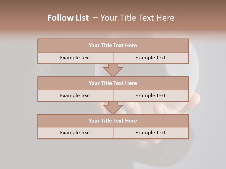 Shadow Magic Ball Glow PowerPoint Template