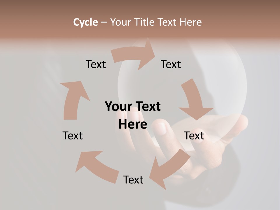 Shadow Magic Ball Glow PowerPoint Template