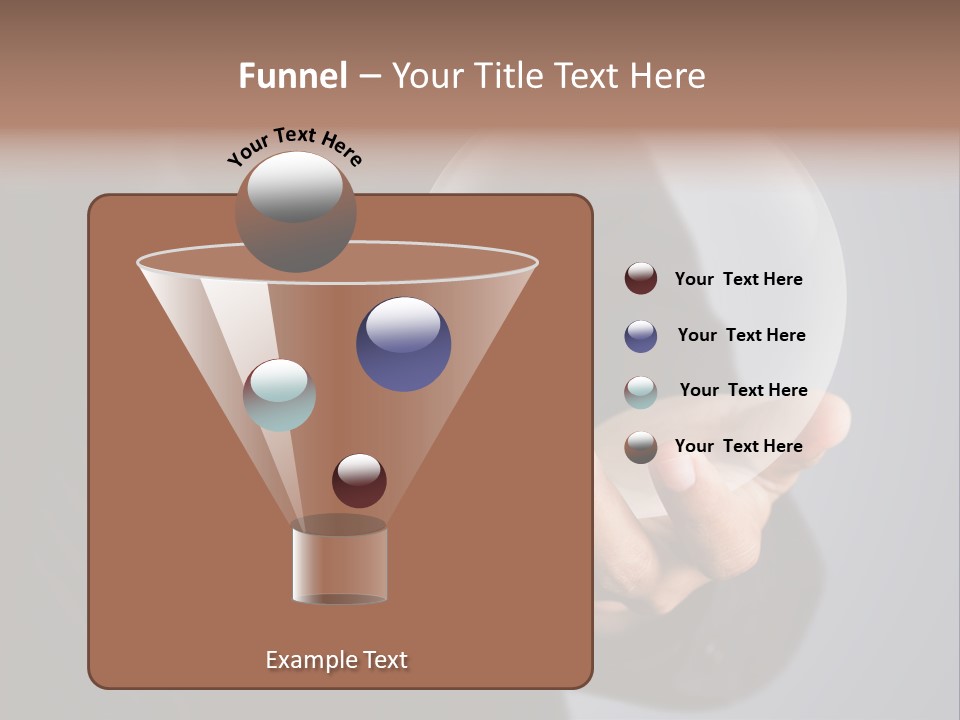 Shadow Magic Ball Glow PowerPoint Template