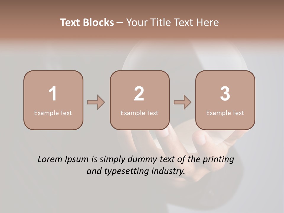 Shadow Magic Ball Glow PowerPoint Template