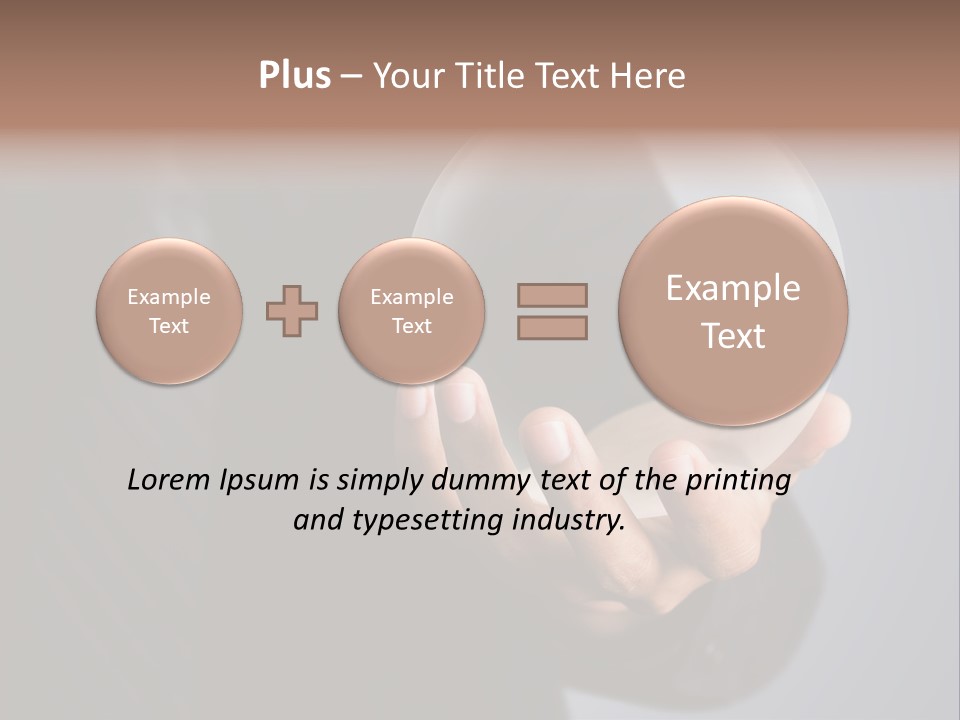Shadow Magic Ball Glow PowerPoint Template
