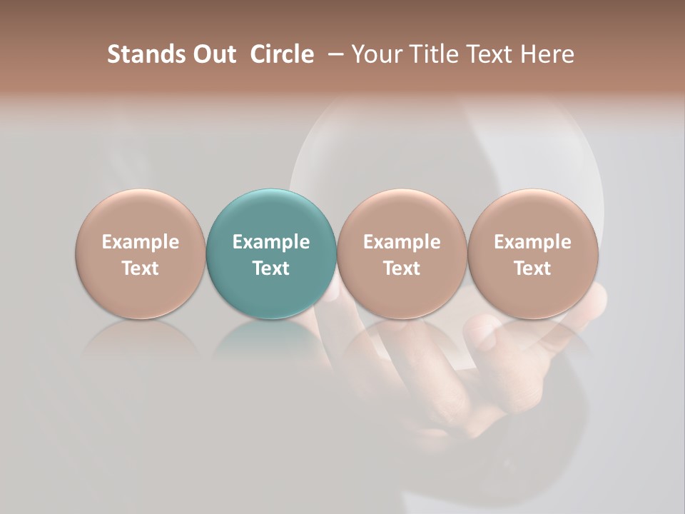 Shadow Magic Ball Glow PowerPoint Template