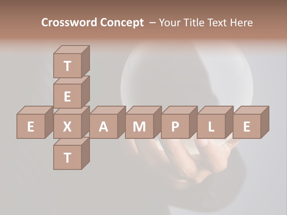 Shadow Magic Ball Glow PowerPoint Template