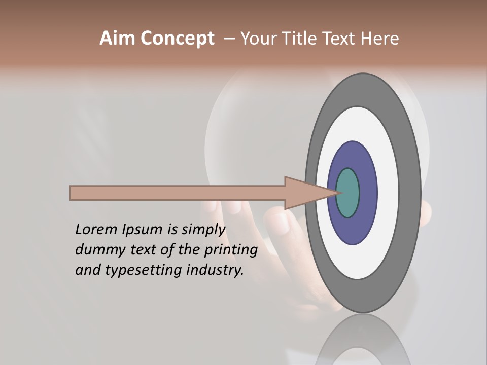 Shadow Magic Ball Glow PowerPoint Template