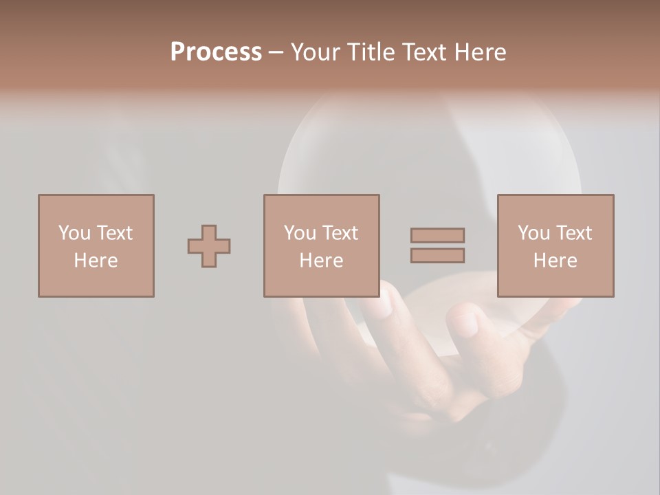Shadow Magic Ball Glow PowerPoint Template