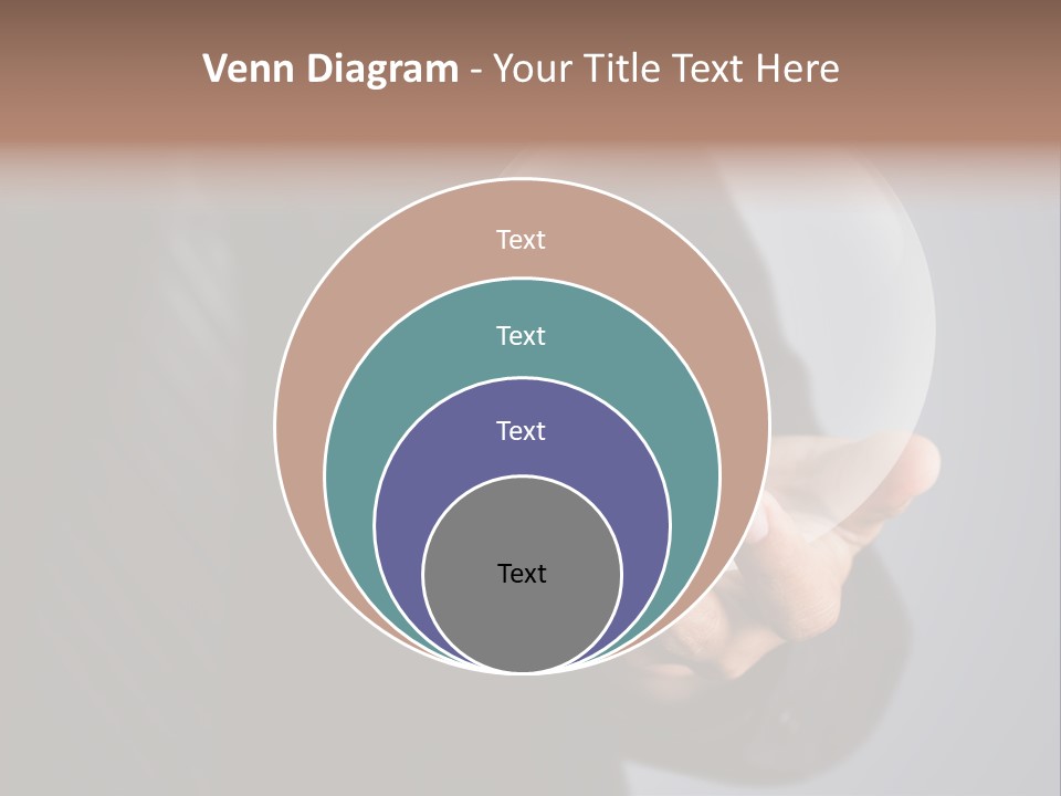 Shadow Magic Ball Glow PowerPoint Template