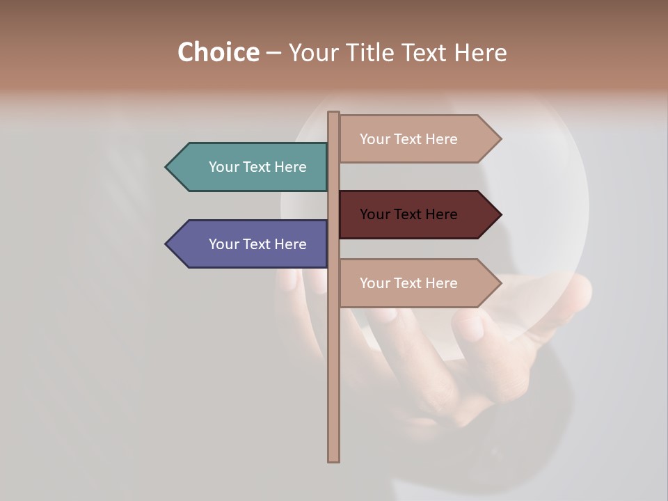 Shadow Magic Ball Glow PowerPoint Template