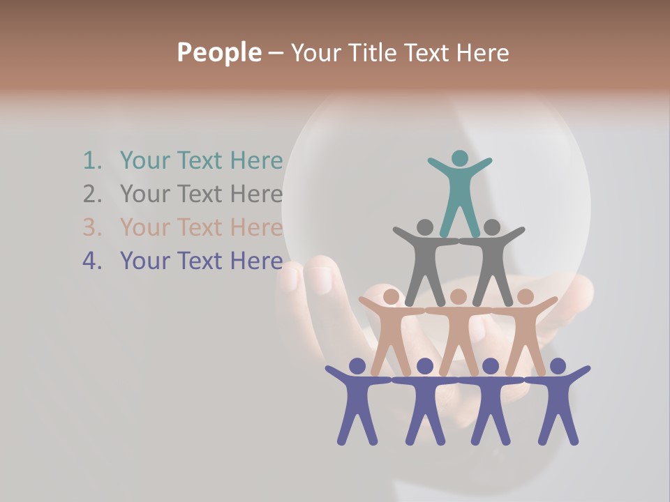 Shadow Magic Ball Glow PowerPoint Template