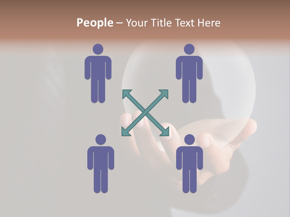 Shadow Magic Ball Glow PowerPoint Template