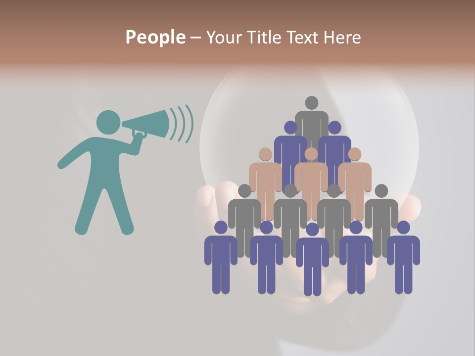 Shadow Magic Ball Glow PowerPoint Template