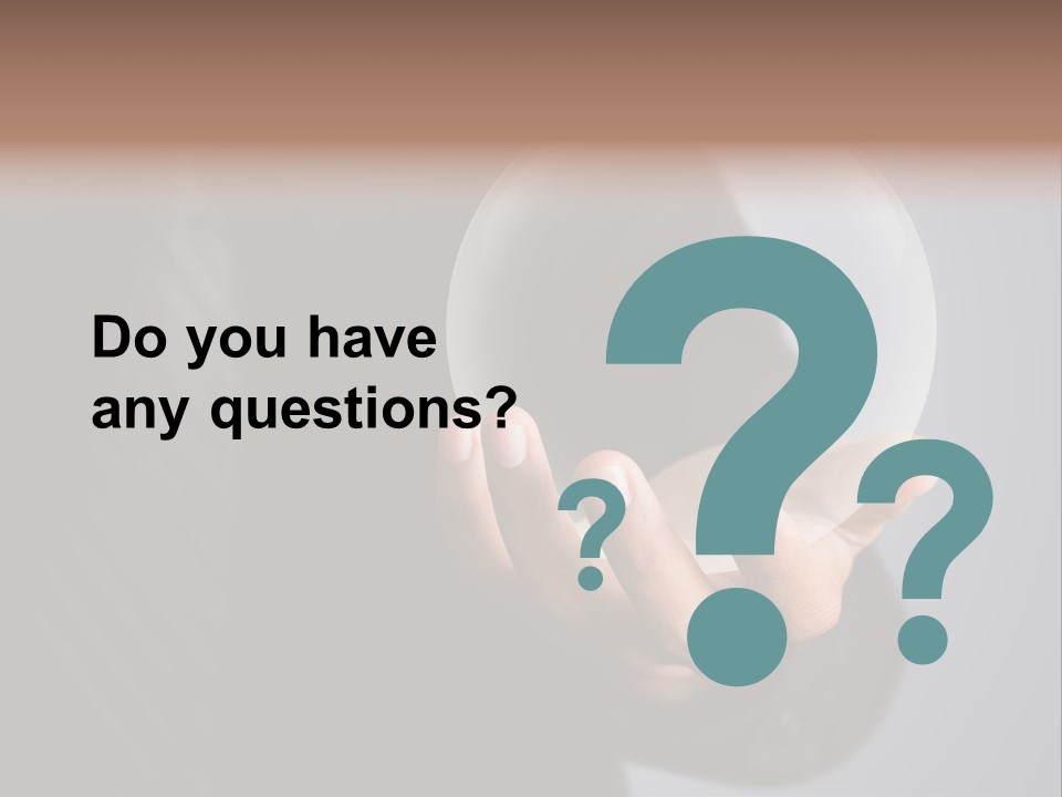 Shadow Magic Ball Glow PowerPoint Template