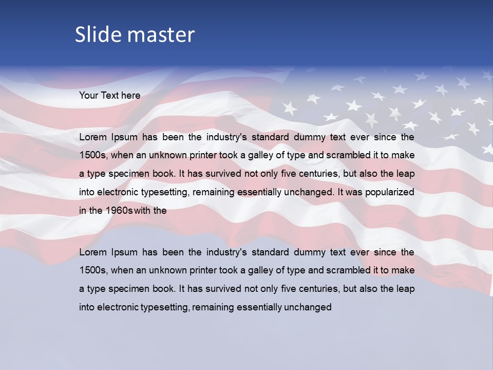 July National Summer PowerPoint Template