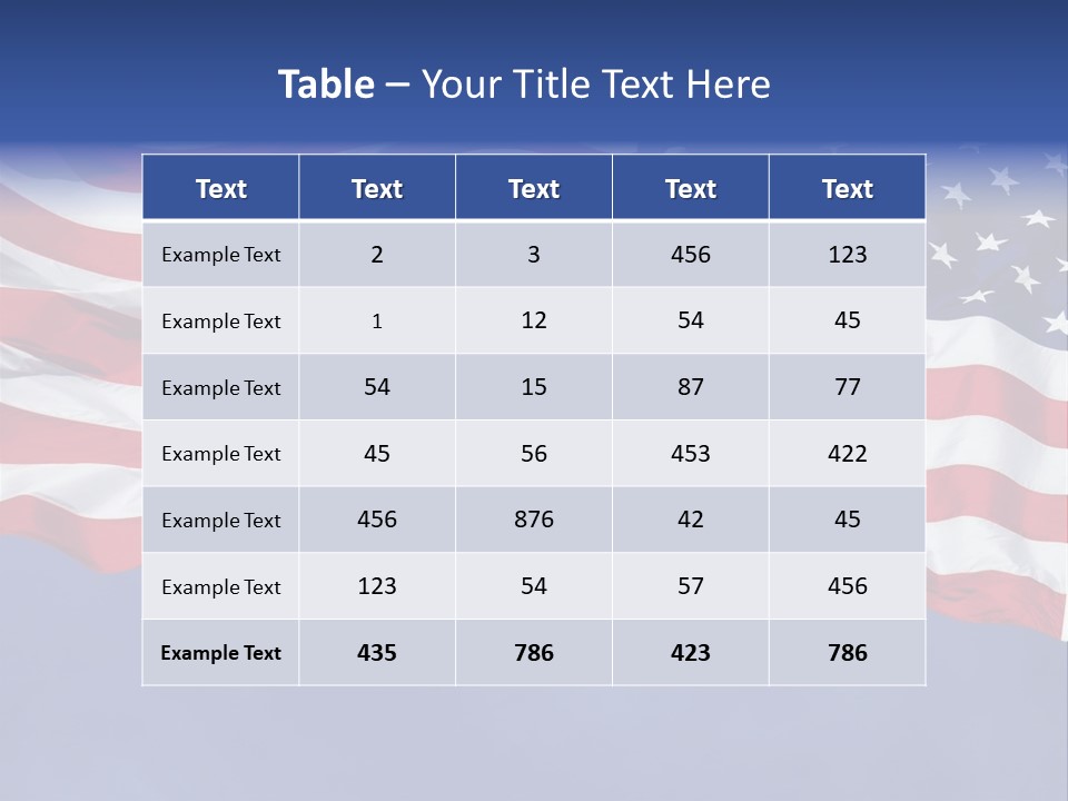 July National Summer PowerPoint Template