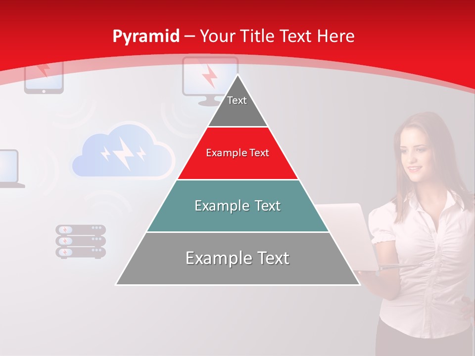 Woman Symbol Gadget PowerPoint Template