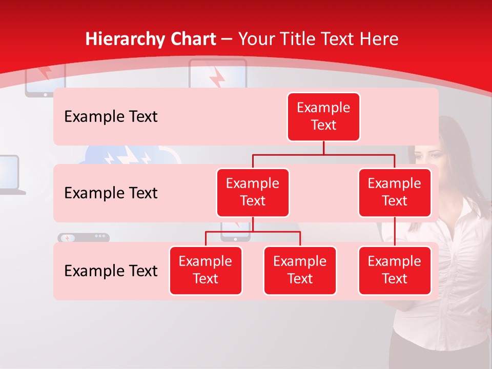 Woman Symbol Gadget PowerPoint Template