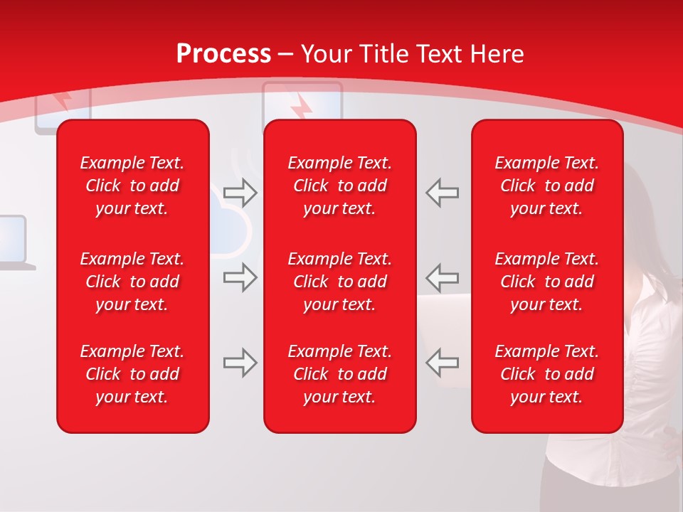 Woman Symbol Gadget PowerPoint Template