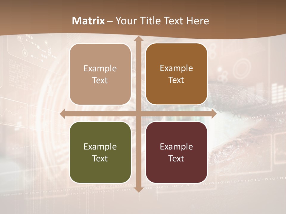 Concept Display Binary PowerPoint Template