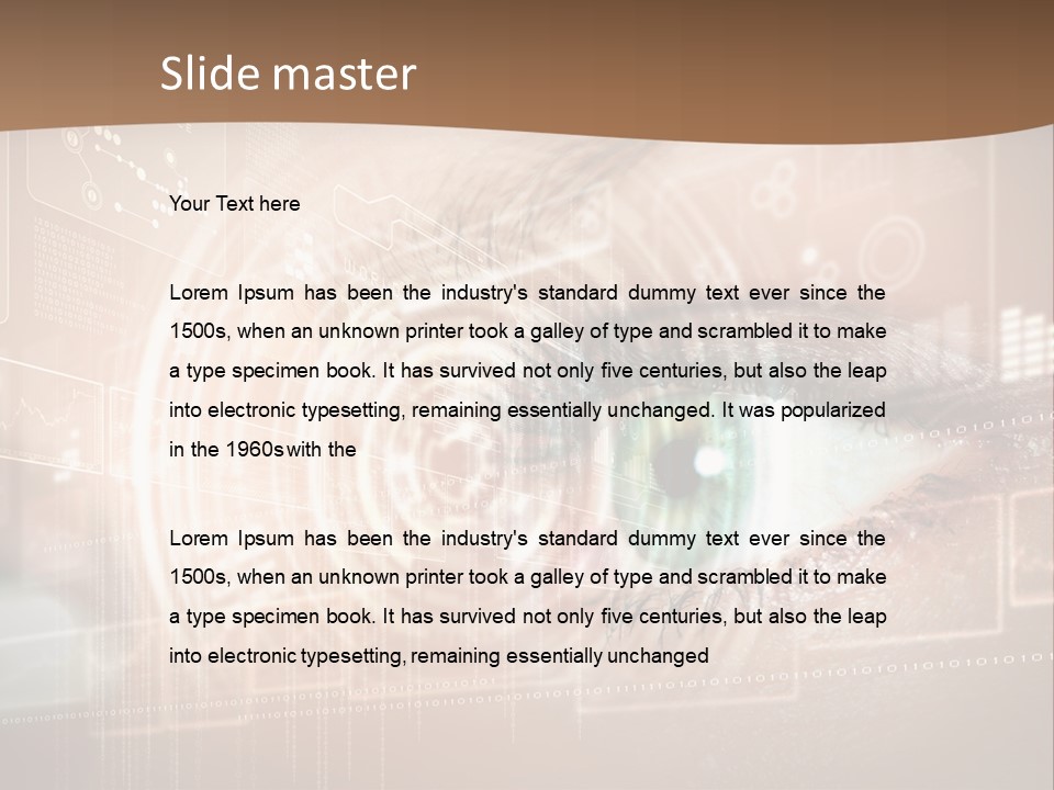 Concept Display Binary PowerPoint Template