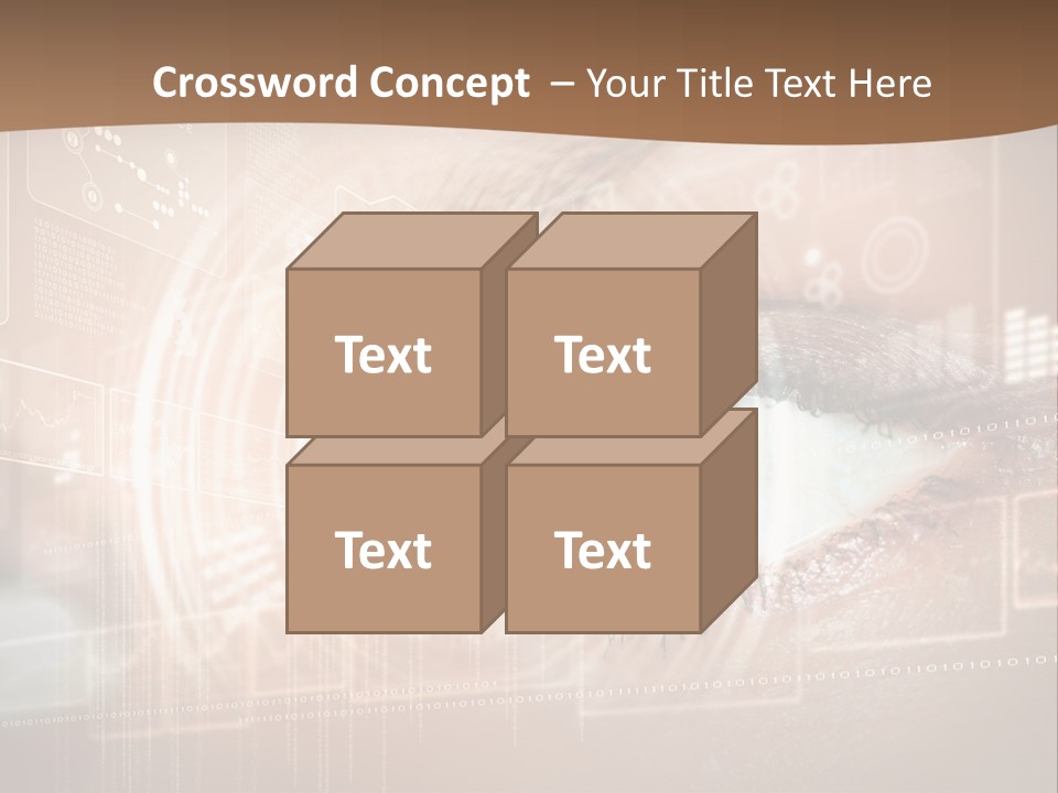 Concept Display Binary PowerPoint Template