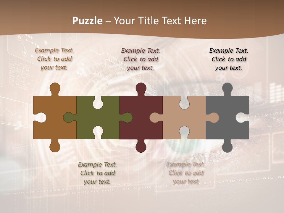 Concept Display Binary PowerPoint Template