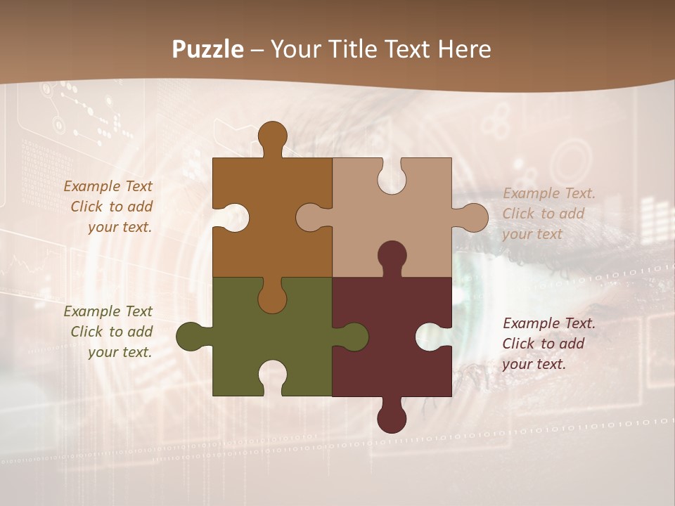 Concept Display Binary PowerPoint Template