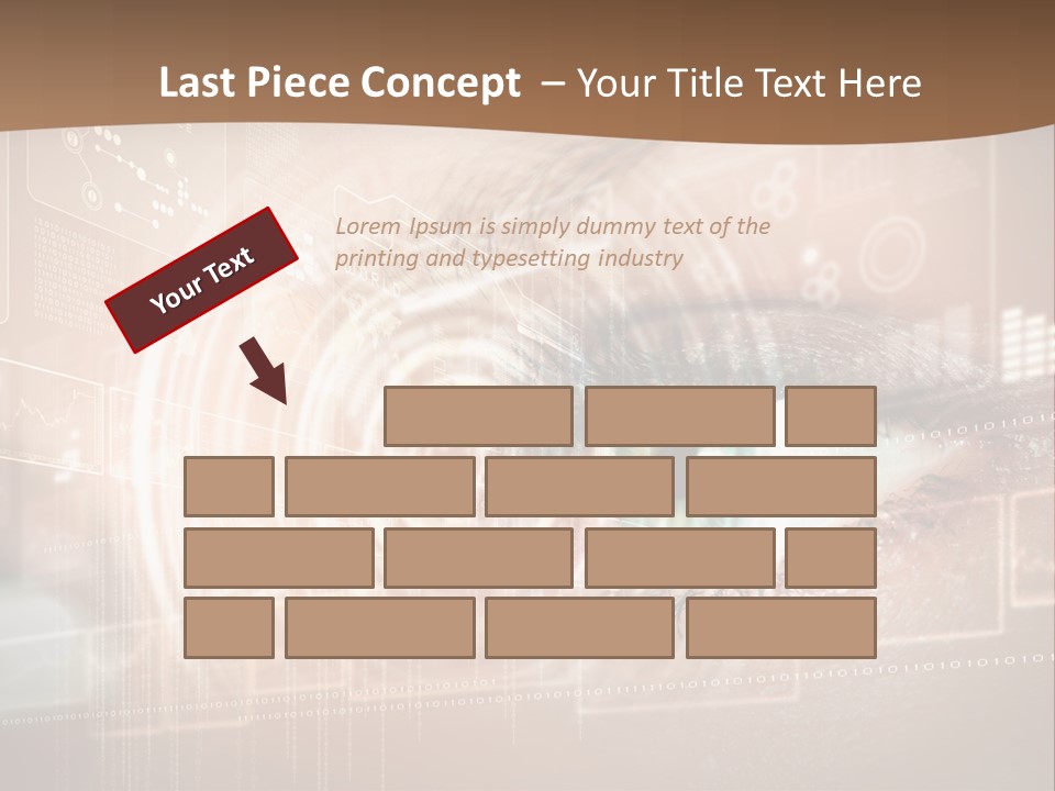 Concept Display Binary PowerPoint Template