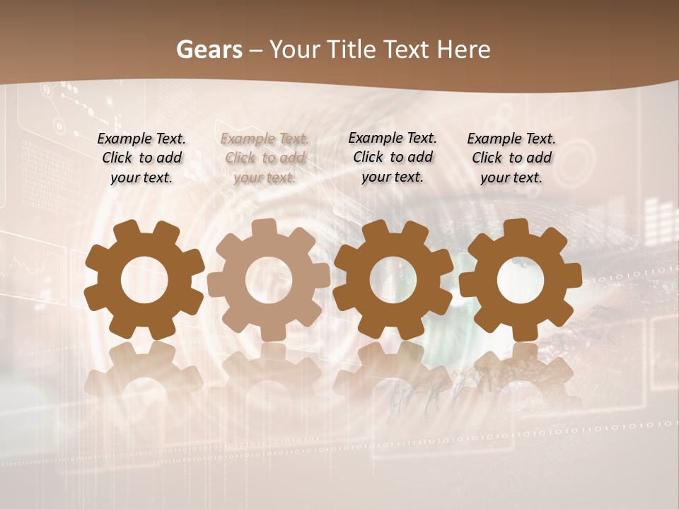 Concept Display Binary PowerPoint Template