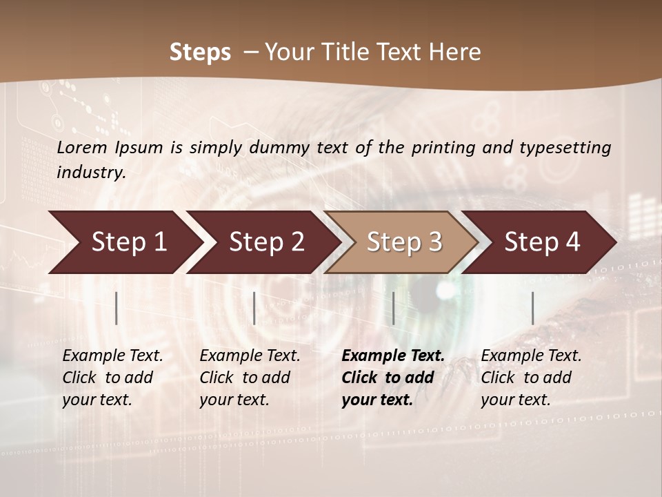 Concept Display Binary PowerPoint Template