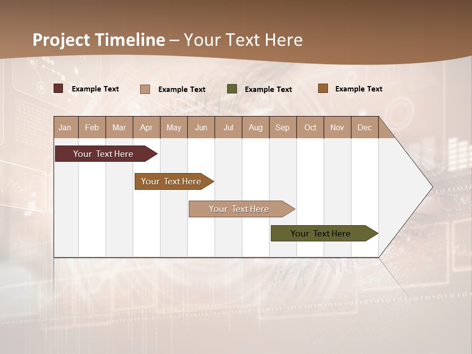 Concept Display Binary PowerPoint Template