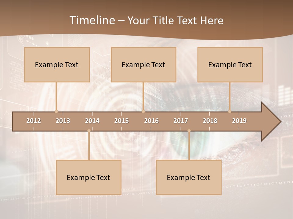 Concept Display Binary PowerPoint Template