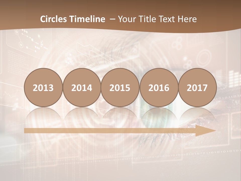 Concept Display Binary PowerPoint Template