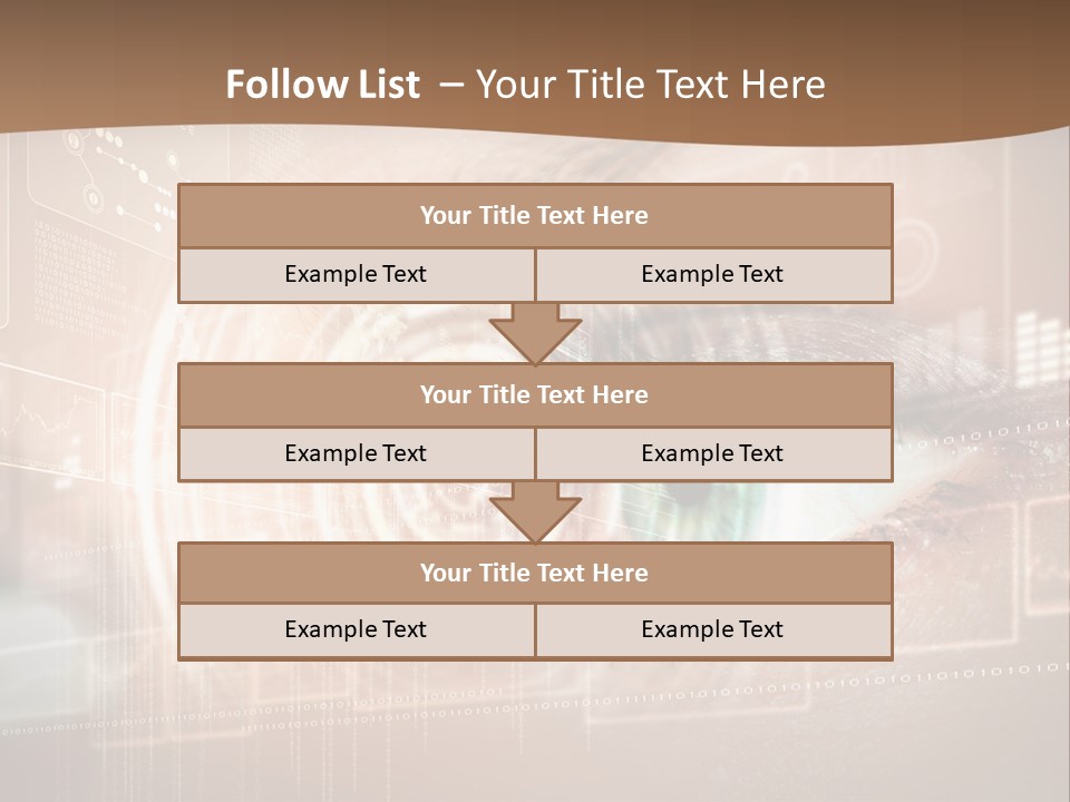 Concept Display Binary PowerPoint Template