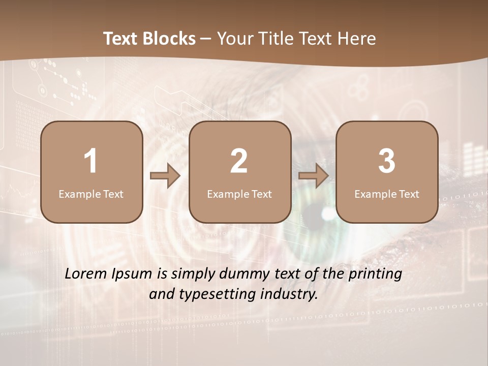 Concept Display Binary PowerPoint Template