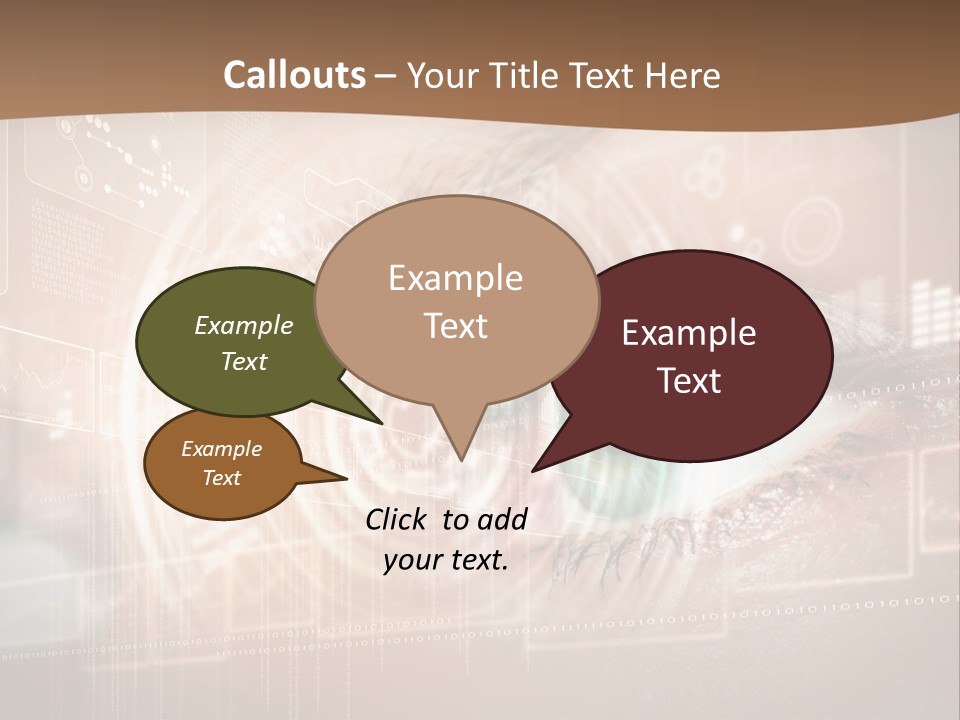 Concept Display Binary PowerPoint Template
