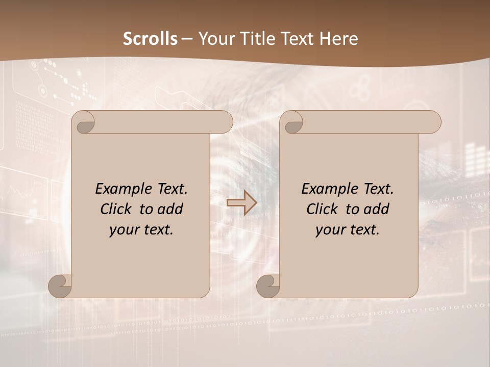 Concept Display Binary PowerPoint Template