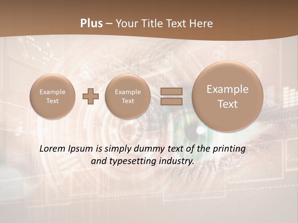 Concept Display Binary PowerPoint Template