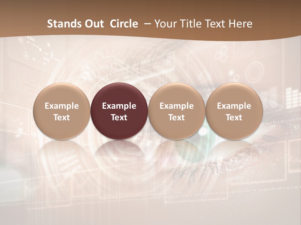 Concept Display Binary PowerPoint Template