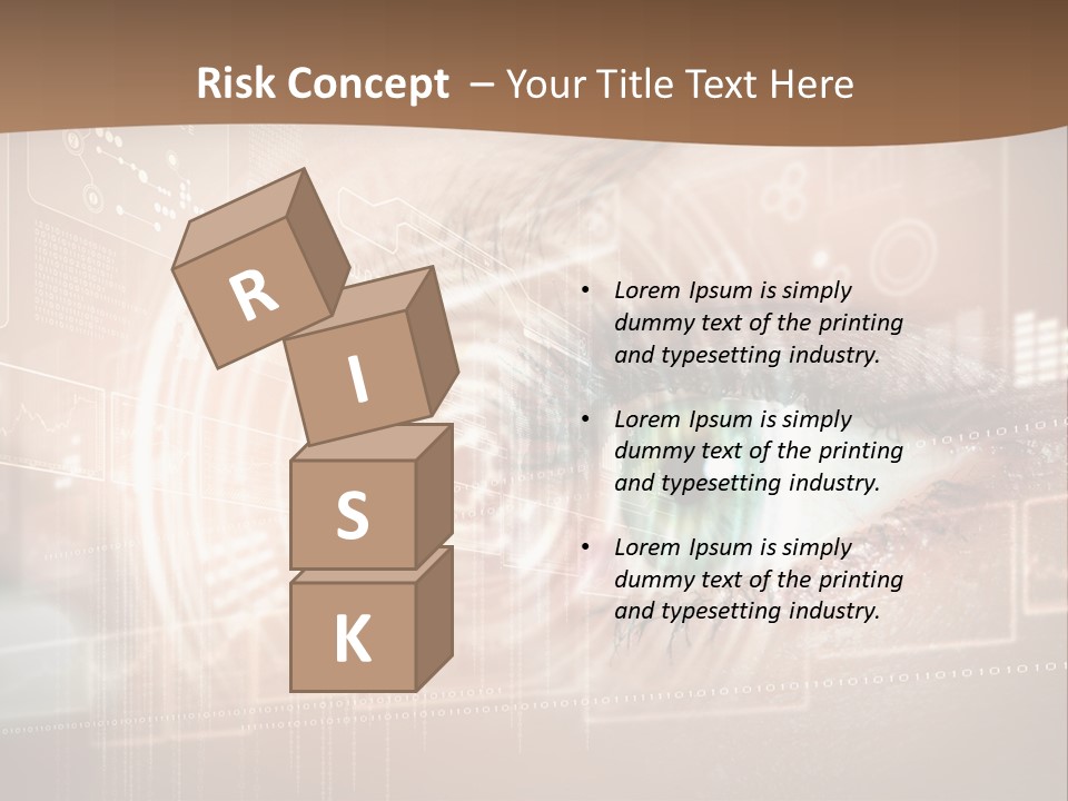 Concept Display Binary PowerPoint Template
