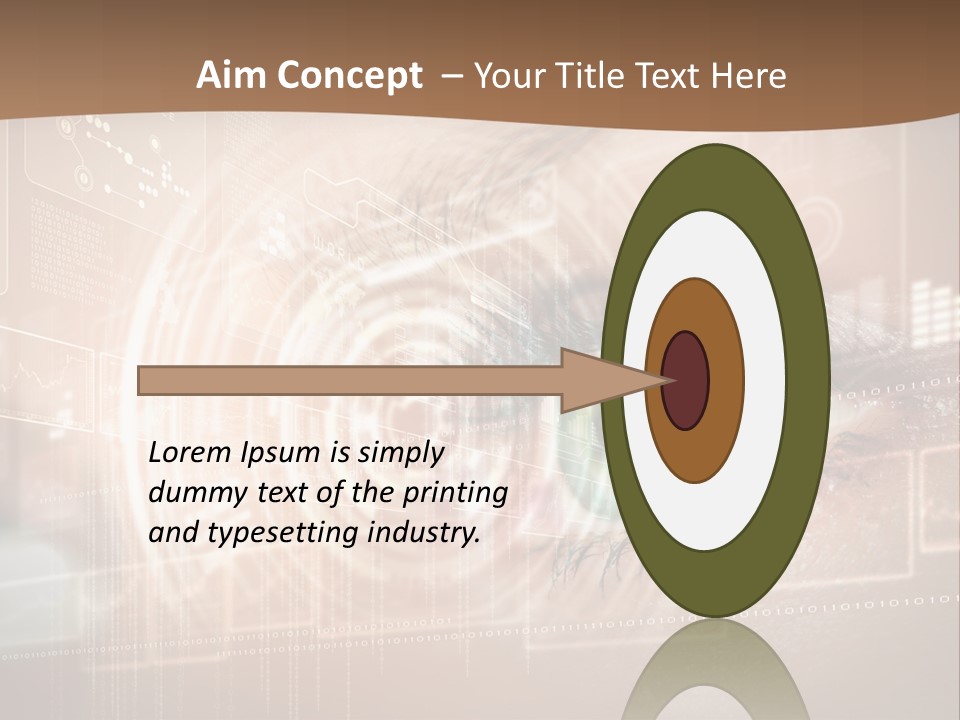 Concept Display Binary PowerPoint Template