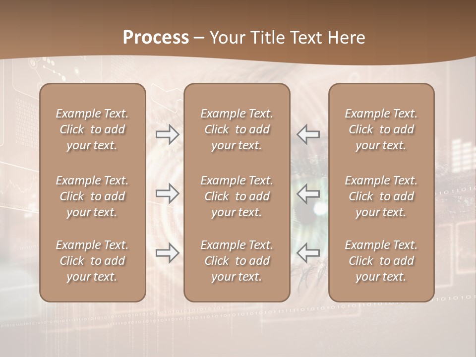Concept Display Binary PowerPoint Template