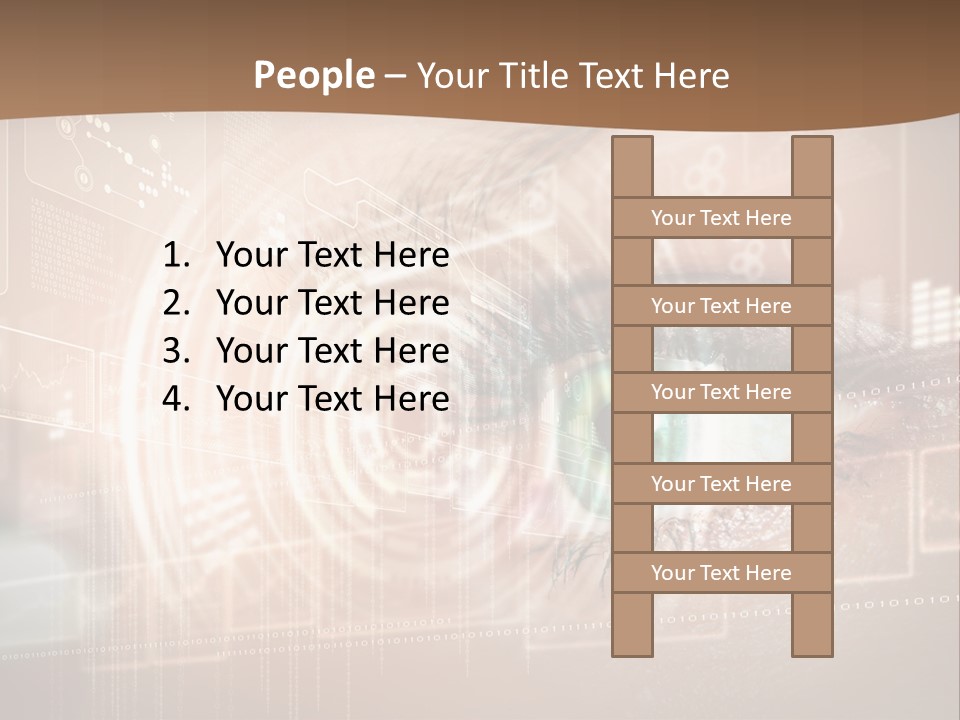 Concept Display Binary PowerPoint Template