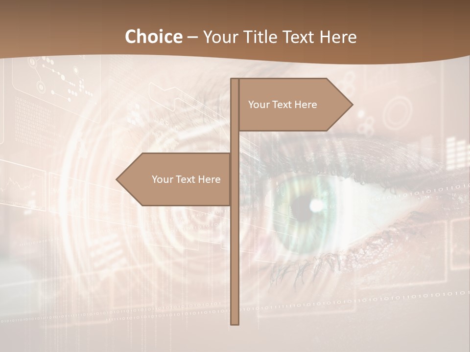 Concept Display Binary PowerPoint Template